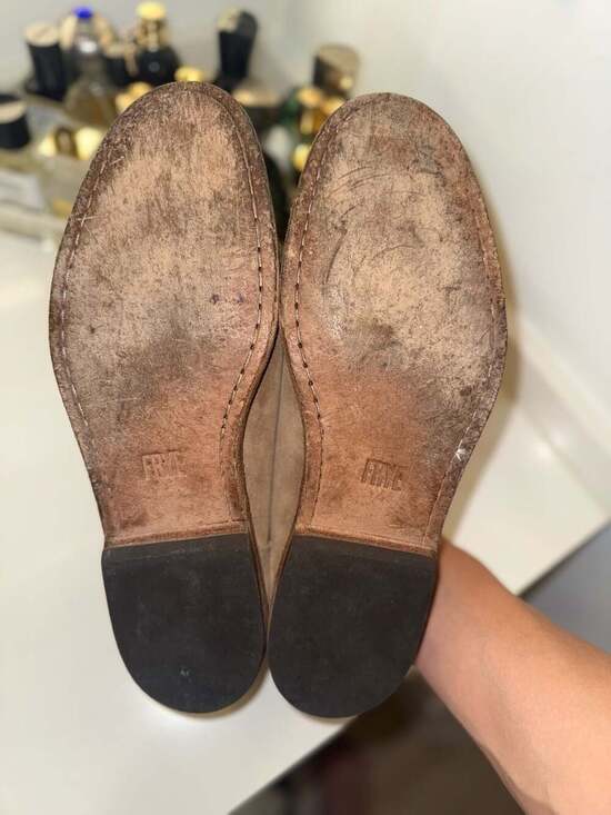 Frye Men\'s Suede Slip-On Loafers Size 12D main image 8